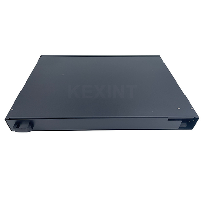 KEXINT 24 ポート 1 U ラック オプティック ディストリビューション フレーム 扇風機形 光ファイバーパッチ パネル