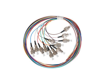 ODF繊維の光学パッチ・コード、0.9mmを接続する12色の繊維光学のピグテール