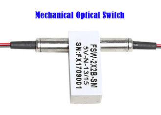 繊維光学スイッチFSW装置1x2機械光学WDM 850 1310 1550のテスト波長