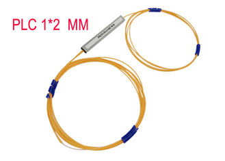 多重モード1×2繊維光学PLCのディバイダー50/125 0.9 Hytrelオレンジ850nm