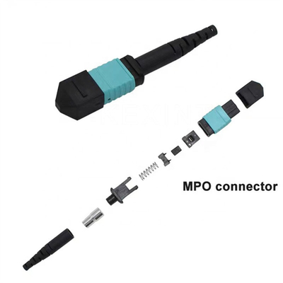 SM MM OM3 OM4 MTP MPOのIEC 60874-7 Mpoの繊維光学のコネクターをパッチ・コード