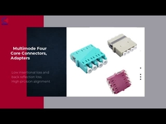 優秀な性能の繊維光学のアダプター4の中心LCコミュニケーションFTTHシステム青