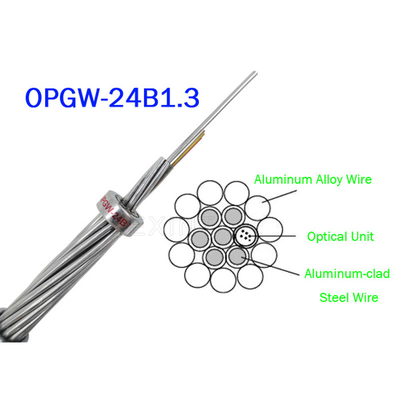 OPGW ADSSの光ファイバケーブル24B1.3の範囲60 130本の力のテレコミュニケーションの金属線