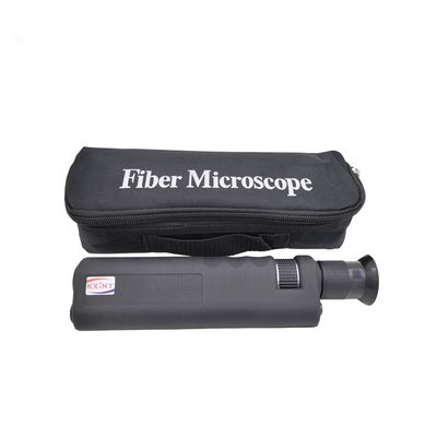 手持ち型の光ファイバーの点検顕微鏡、200x 400xの繊維光学の点検用具