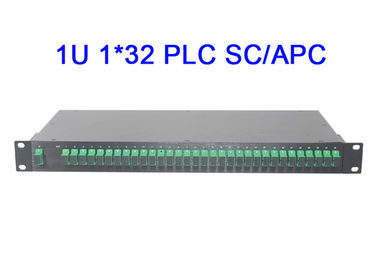 1U 1x32繊維光学PLCのディバイダー モジュールのラック マウントのデジタル低い挿入損失