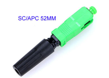 速いSC-APCは繊維光学のコネクターを接続する0.3dBの挿入損失が容易に52MMを取付けた