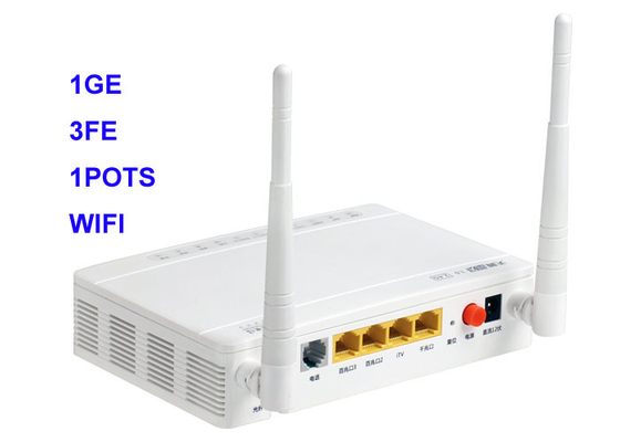 下流のネットワークONTギガビットGEPON ONU 1Ge XPON 3 FE 1の鍋WIFI 2.488 Gbps